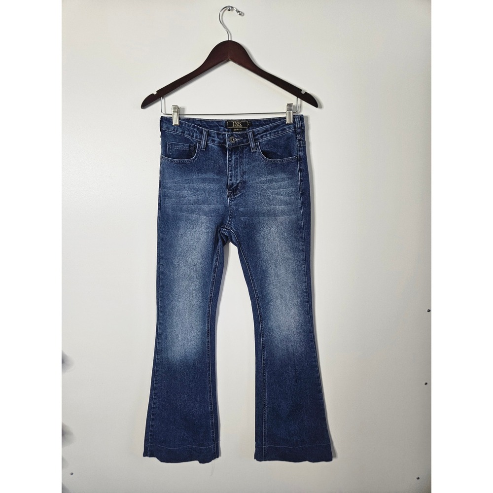 L&B Lucky & Blessed Bootcut‎ Jeans Women's Size 4 Medium Wash Western Boho